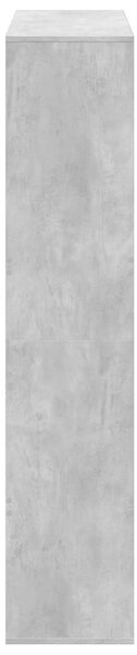 Dělicí stěna betonově šedá 100 x 33 x 156,5 cm kompozitní dřevo 3309531