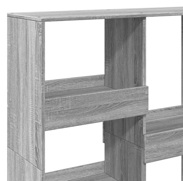Dělicí stěna šedá sonoma 100 x 33 x 115 cm kompozitní dřevo 3309551