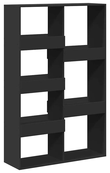 Dělicí stěna černá 100 x 33 x 155,5 cm kompozitní dřevo 3309565