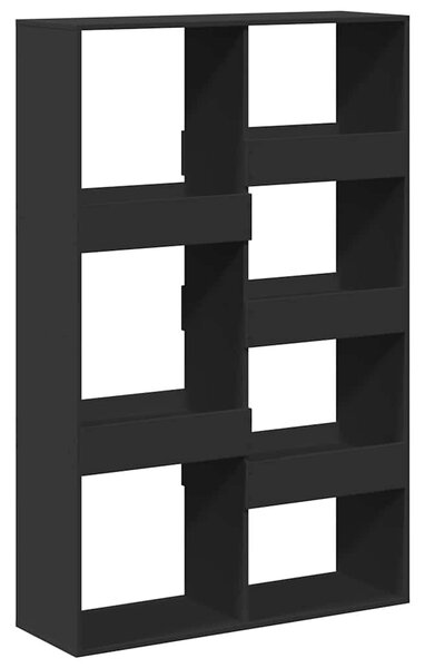 Dělicí stěna černá 100 x 33 x 155,5 cm kompozitní dřevo 3309565