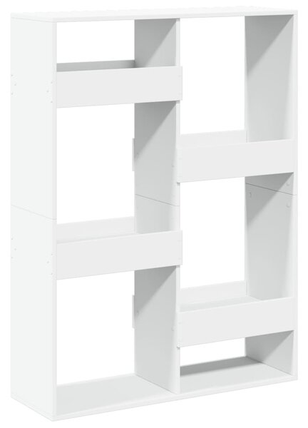 Dělicí stěna bílá 100 x 33 x 135 cm kompozitní dřevo 3309555