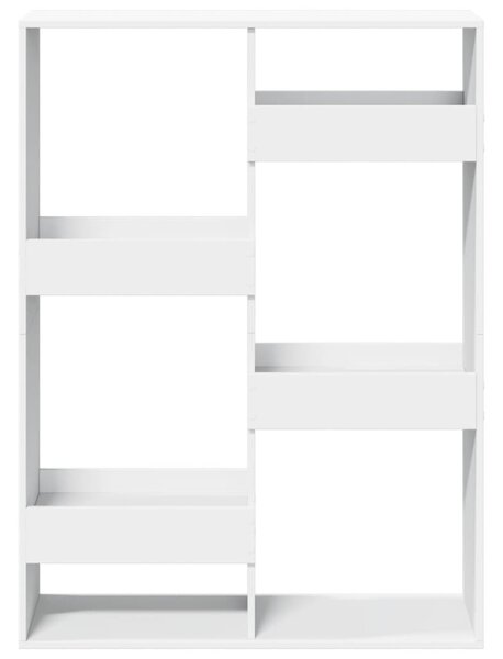 Dělicí stěna bílá 100 x 33 x 135 cm kompozitní dřevo 3309555