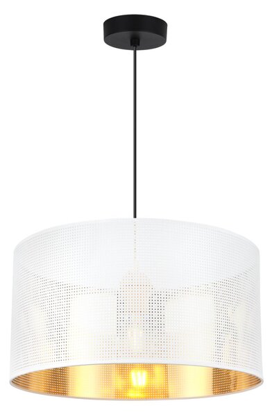 Závěsné svítidlo Asti0, 1x bílé PVC stínítko, (fi 35cm), g, b