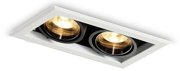 Grille Spotlight LED zápustné svítidlo natáčecí Duo - 10W