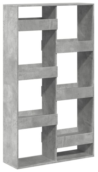 Dělicí stěna betonově šedá 100 x 33 x 175 cm kompozitní dřevo 3309576