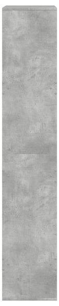 Dělicí stěna betonově šedá 100 x 33 x 175 cm kompozitní dřevo 3309576