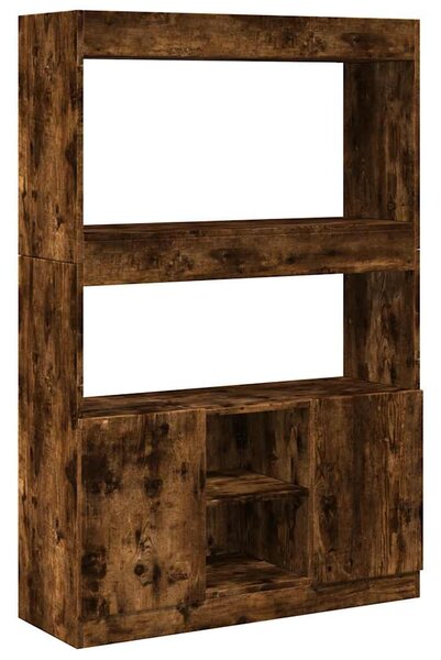Skříň highboard kouřový dub 92 x 33 x 140 cm kompozitní dřevo 3309613