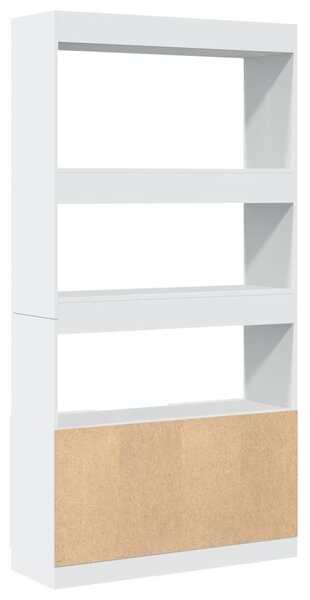Skříň highboard bílá 92 x 33 x 180 cm kompozitní dřevo 3309618