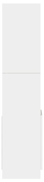 Skříň highboard bílá 92 x 33 x 140 cm kompozitní dřevo 3309609