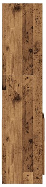 Skříň highboard old wood 92 x 33 x 140 cm kompozitní dřevo 3309616