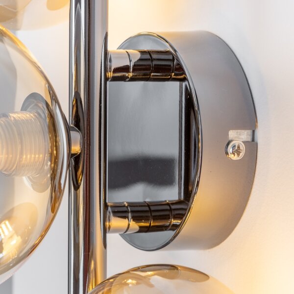 Brilagi - LED Nástěnné svítidlo MILLA 3xG9/3W/230V černý chrom/zlatá