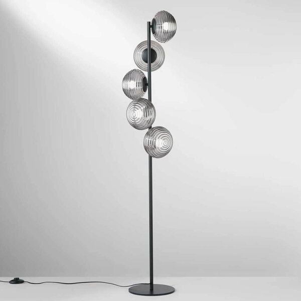 Faneurope Ripple E27 stojací svítidlo lampa Černá