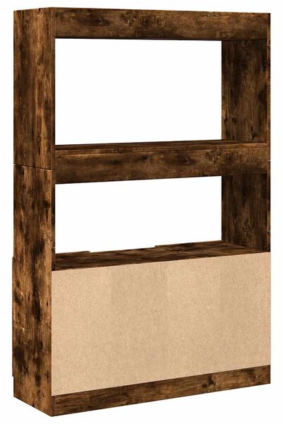 Skříň highboard kouřový dub 92 x 33 x 140 cm kompozitní dřevo 3309613