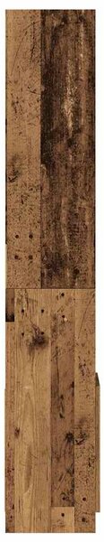 Skříň highboard old wood 92 x 33 x 180 cm kompozitní dřevo 3309625