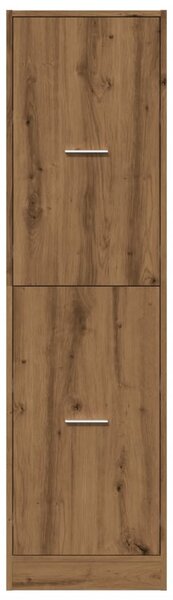 Skříňka na léky dub artisan 40 x 41 x 144,5 cm kompozitní dřevo 3309644