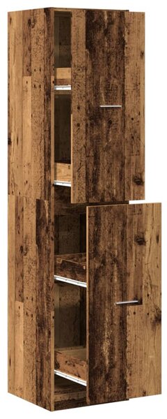 Skříňka na léky old wood 40 x 41 x 174,5 cm kompozitní dřevo 3309652