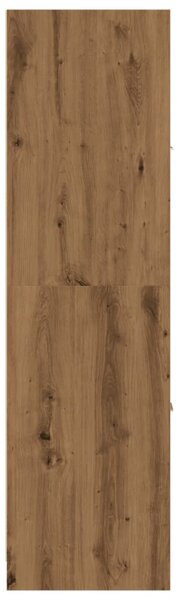 Skříňka na léky dub artisan 40 x 41 x 144,5 cm kompozitní dřevo 3309644
