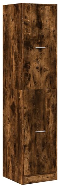 Skříňka na léky kouřový dub 40 x 41 x 174,5 cm kompozitní dřevo 3309649