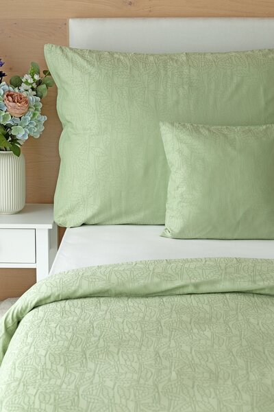 Povlečení Sofie Light Green Bambusový damašek 1x 140/200, 1x 70/90