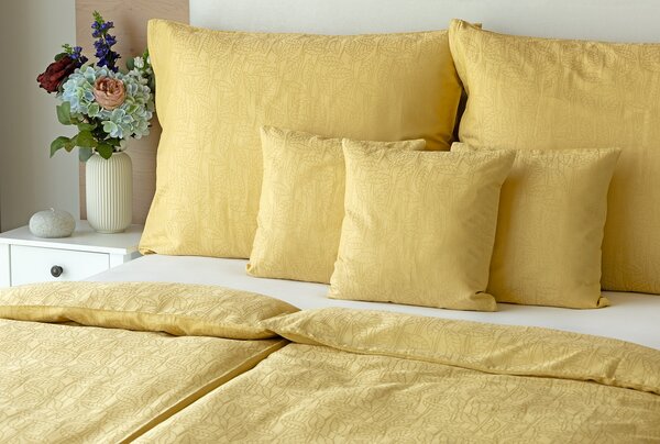 Povlečení Sofie Camel Gold Bambusový damašek 1x 140/200, 1x 70/90