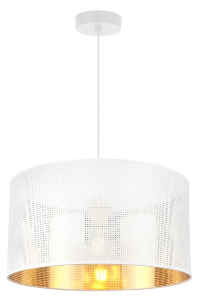 Závěsné svítidlo Asti0, 1x bílé PVC stínítko, (fi 35cm), g, w