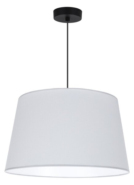 Závěsné svítidlo Gaja, 1x světle šedé textilní stínítko, (fi 44cm), b