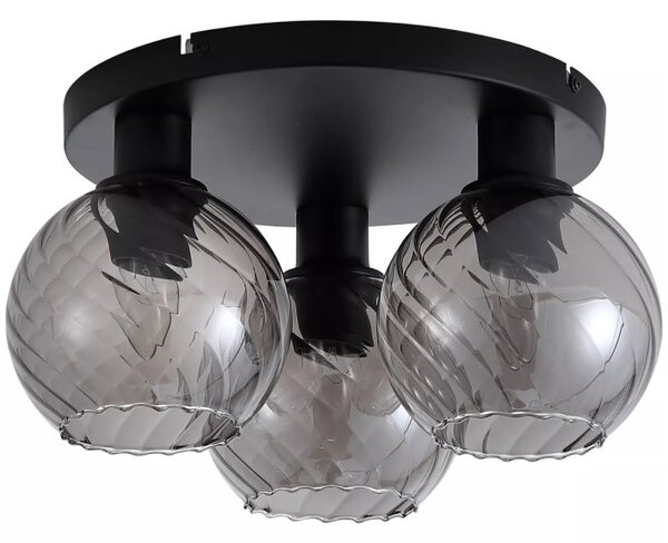Searchlight 44521SM Stropní lustr RADIANCE kouřové optické sklo