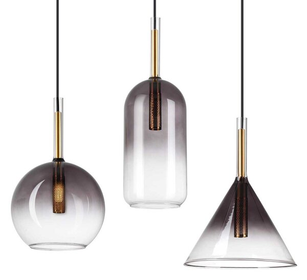 Ideal lux Empire G9 závěsné skleněné svítidlo Cono