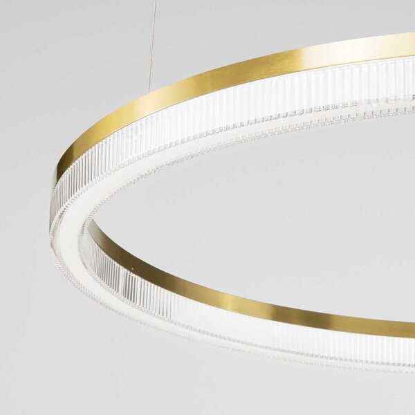Ideal lux Crown LED kruhové závěsné svítidlo ⌀40cmBílá