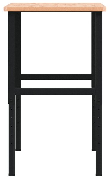 Pracovní stůl 100 x 60 x (71,5–98) cm masivní buk obdélníkový 3309682