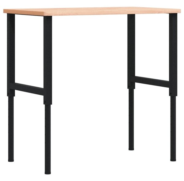 Pracovní stůl 100 x 60 x (71,5–98) cm masivní buk obdélníkový 3309682