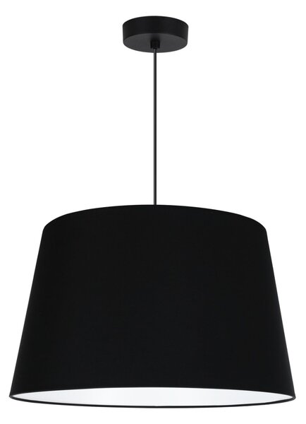 Závěsné svítidlo Gaja, 1x černé textilní stínítko, (fi 44cm), b