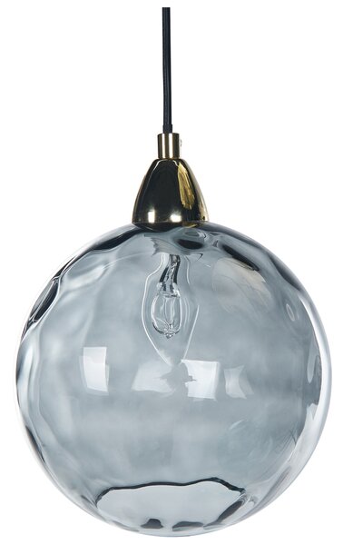 Závěsná lampa PABELLON Sklo Modrá