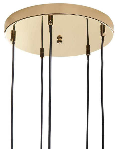 Závěsná lampa PABELLON Sklo Modrá