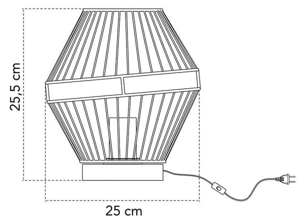 Faneurope Kiko E27 stolní svítidlo lampa