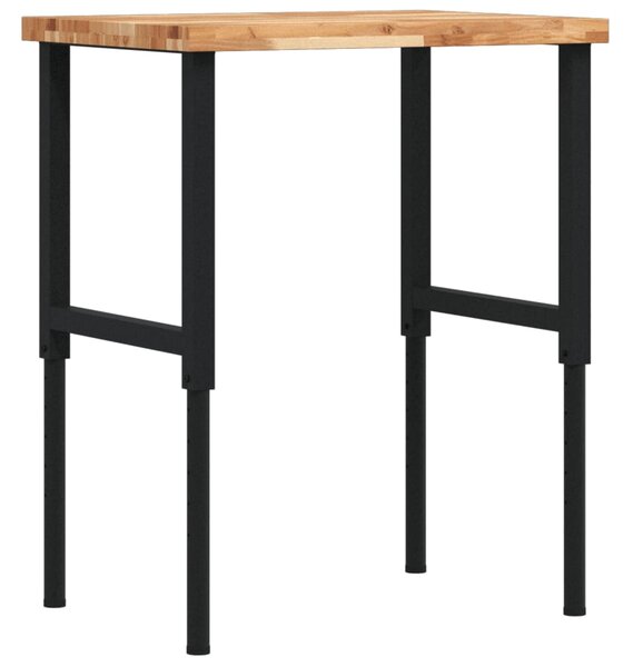 Pracovní stůl 80 x 60 x (73–99,5) cm masivní akácie obdélníkový 3309692