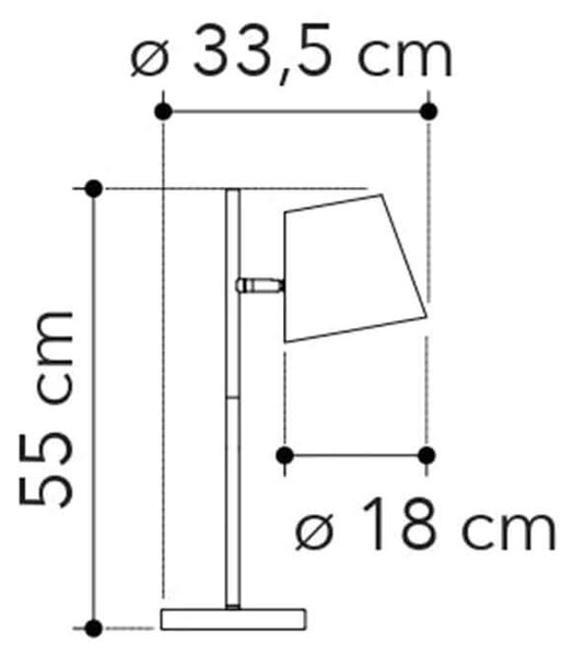 Faneurope Colt E27 stolní svítidlo lampa Corten