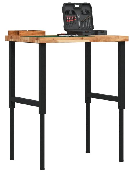 Pracovní stůl 80 x 60 x (73–99,5) cm masivní akácie obdélníkový 3309692