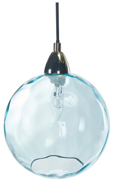 Závěsná lampa PABELLON Sklo Modrá