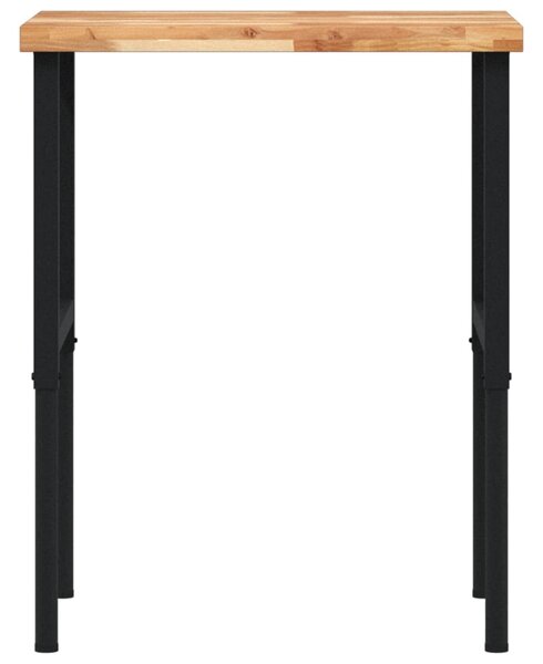 Pracovní stůl 80 x 60 x (73–99,5) cm masivní akácie obdélníkový 3309692