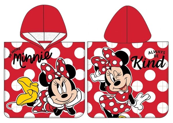 Carbotex dětské pončo Roztomilá Minnie 50x115 cm