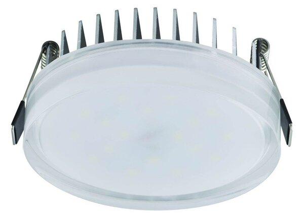 Stropní zápustné osvětlení VALERIA-9 LED, 9W, denní bílá, 10cm, kulaté, čiré