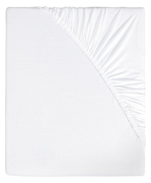 LIVARNO home Žerzejové napínací prostěradlo, 90–100 x 200 cm (bílá) (100363214001)