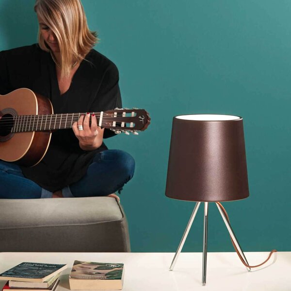 Faneurope Marley E14 stolní svítidlo lampa Hnědá