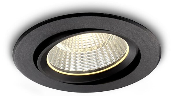 Tony LED zápustné venkovní svítidlo IP65 Ra>90 náklopné ⌀120mm - 9W - 3000K