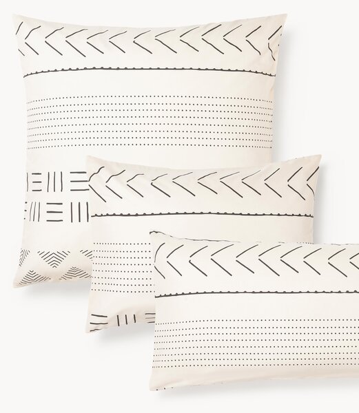 Povlak na polštář z bavlněného perkálu se vzorem v boho stylu Kohana
