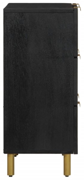 Příborníky 2 ks černé 60 x 33 x 75 cm kompozitní dřevo 3309992