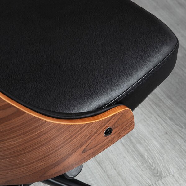 Vinsetto Otočná kancelářská židle - ergonomická židle potažená PU kůží s výškově nastavitelnou funkci houpání pro obývací pokoj, ložnici a kancelář 53