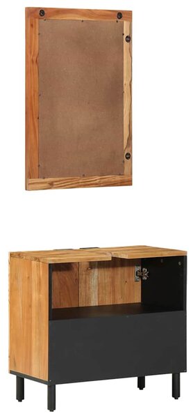 Sada koupelnových skříněk 2 ks Přírodní 62 x 33 x 58 cm 3310012