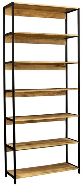 Knihovna Gita 90x213x35 z masivu mango